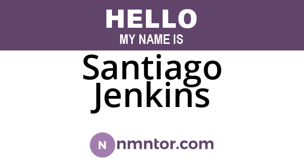 Santiago Jenkins