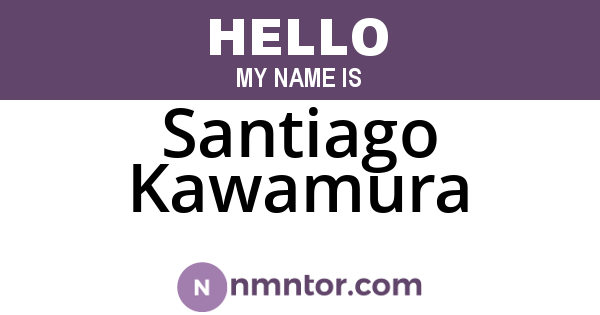 Santiago Kawamura