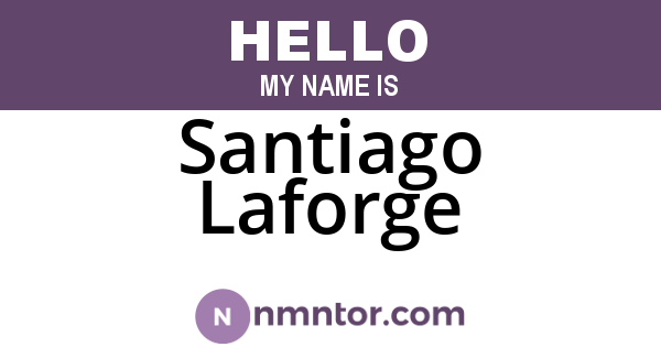Santiago Laforge