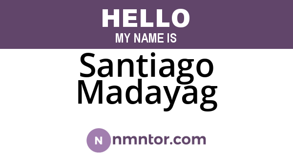 Santiago Madayag