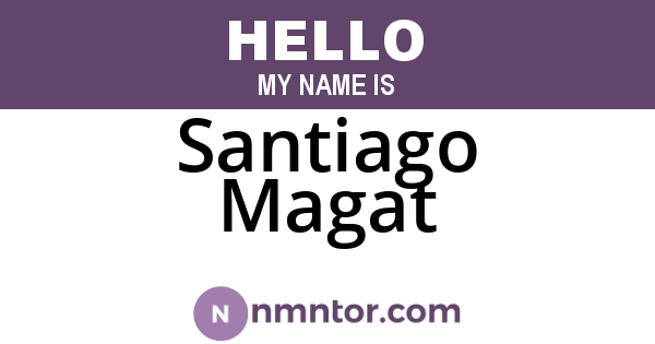 Santiago Magat