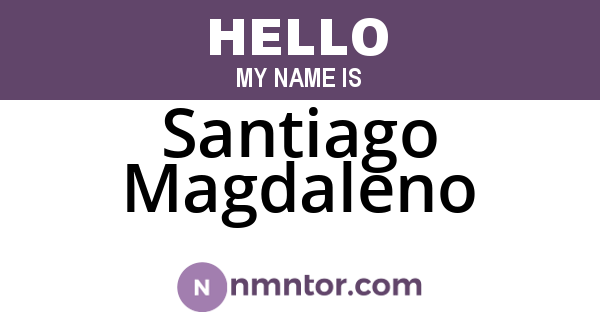 Santiago Magdaleno