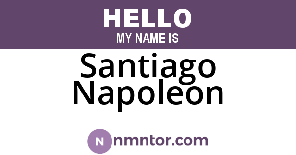 Santiago Napoleon