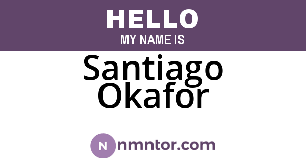 Santiago Okafor