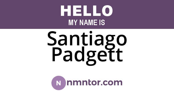 Santiago Padgett