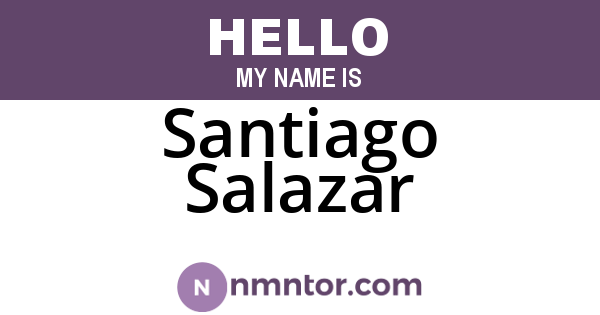 Santiago Salazar