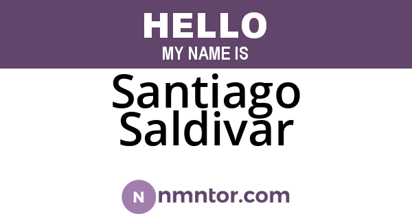 Santiago Saldivar