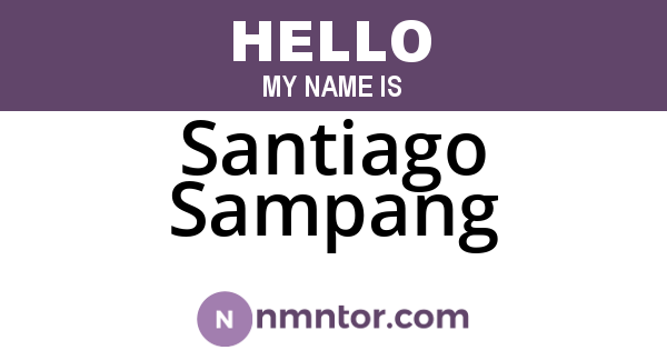 Santiago Sampang