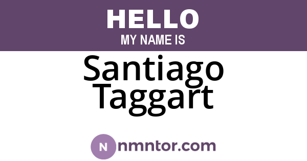 Santiago Taggart