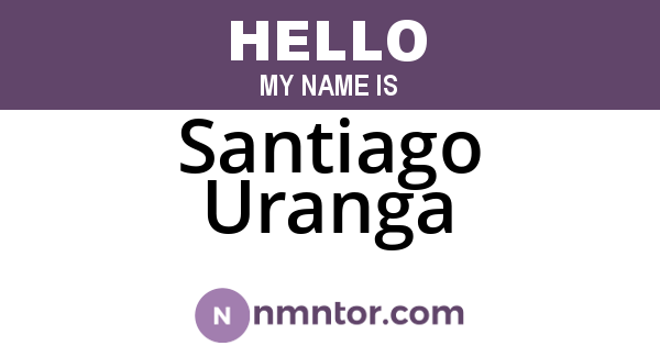 Santiago Uranga