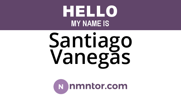Santiago Vanegas