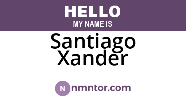 Santiago Xander