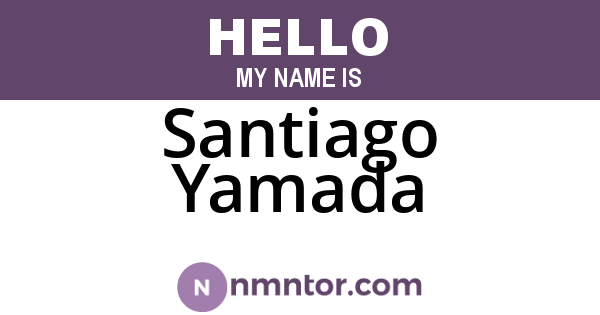 Santiago Yamada