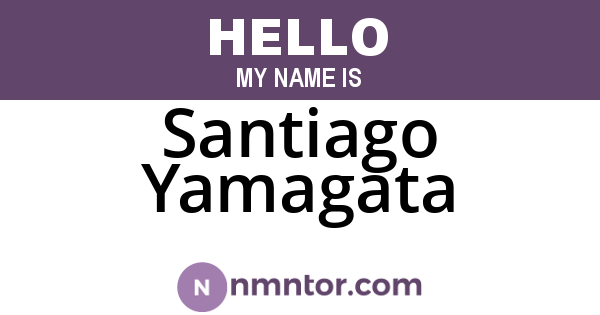 Santiago Yamagata