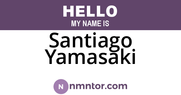 Santiago Yamasaki