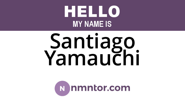 Santiago Yamauchi