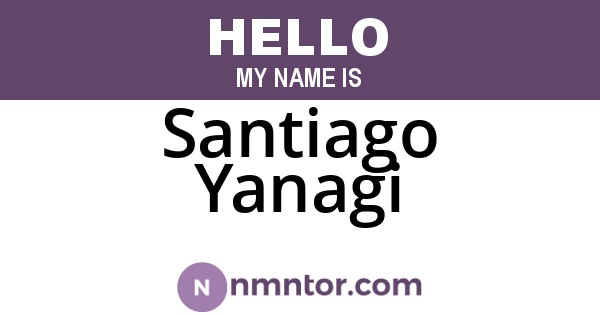 Santiago Yanagi