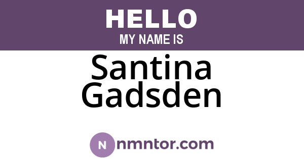 Santina Gadsden