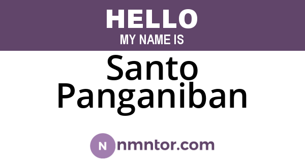 Santo Panganiban