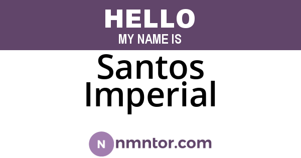 Santos Imperial