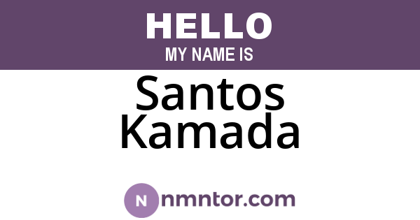 Santos Kamada
