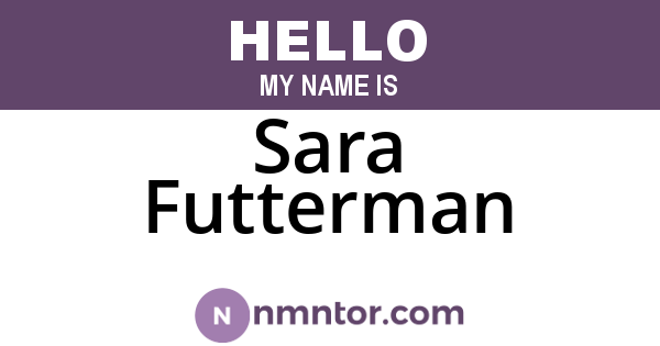 Sara Futterman