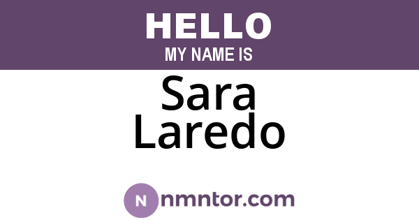 Sara Laredo