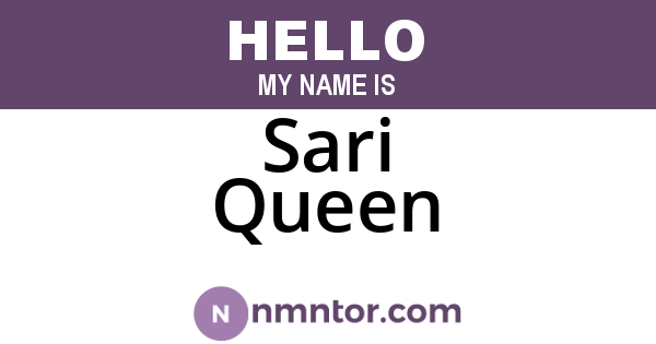 Sari Queen