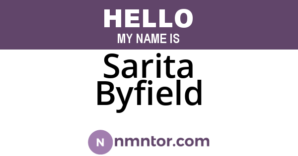 Sarita Byfield