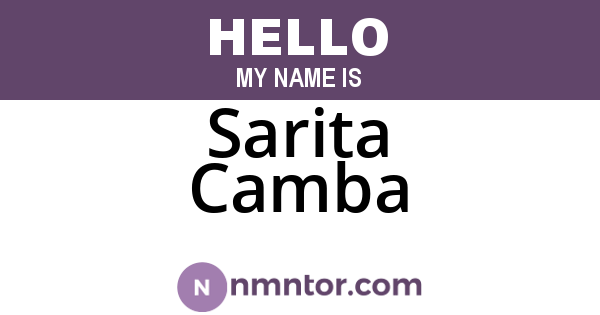 Sarita Camba