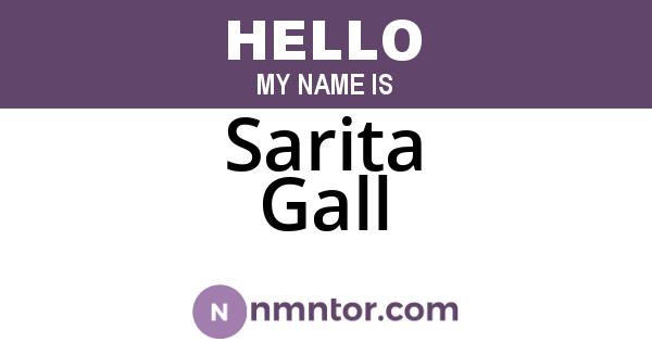 Sarita Gall