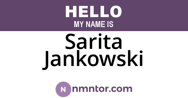 Sarita Jankowski