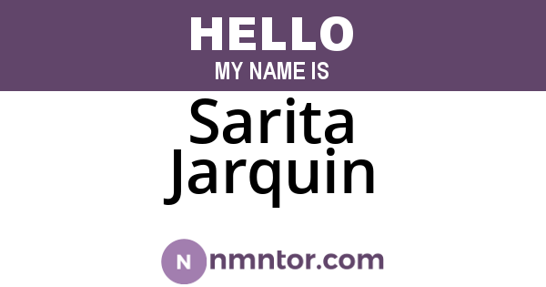 Sarita Jarquin