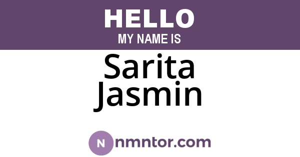 Sarita Jasmin