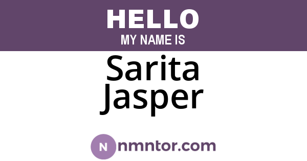 Sarita Jasper
