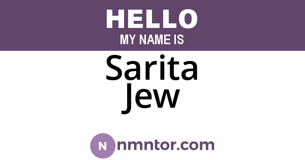 Sarita Jew