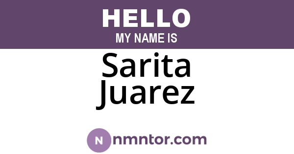 Sarita Juarez