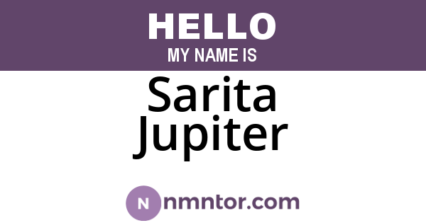 Sarita Jupiter