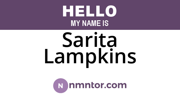 Sarita Lampkins