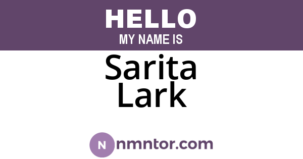 Sarita Lark
