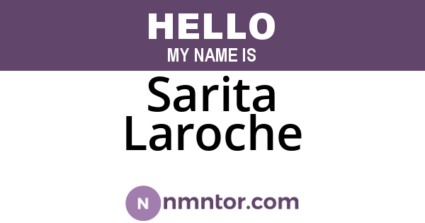 Sarita Laroche