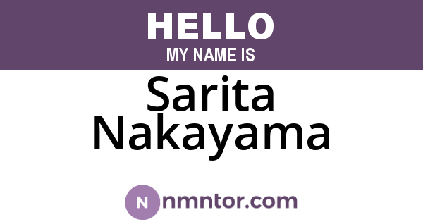 Sarita Nakayama