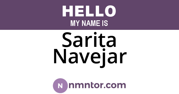 Sarita Navejar
