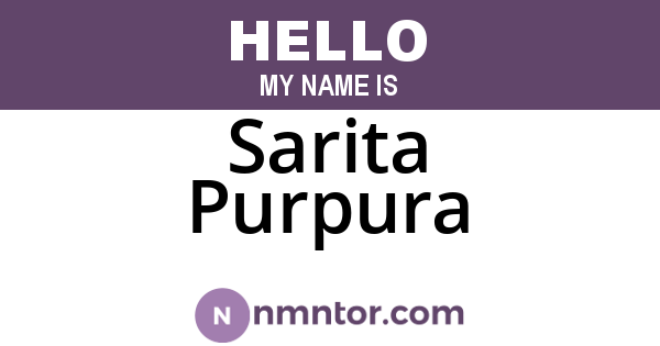 Sarita Purpura