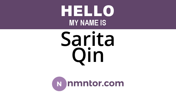 Sarita Qin