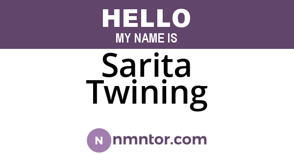 Sarita Twining