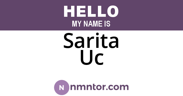 Sarita Uc