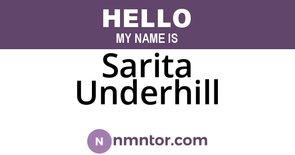 Sarita Underhill