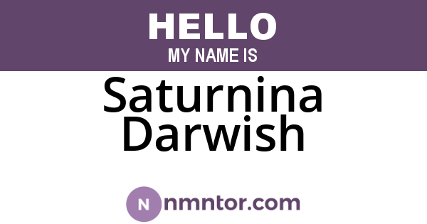 Saturnina Darwish