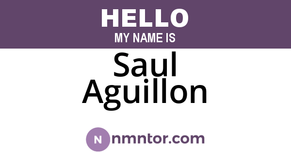 Saul Aguillon